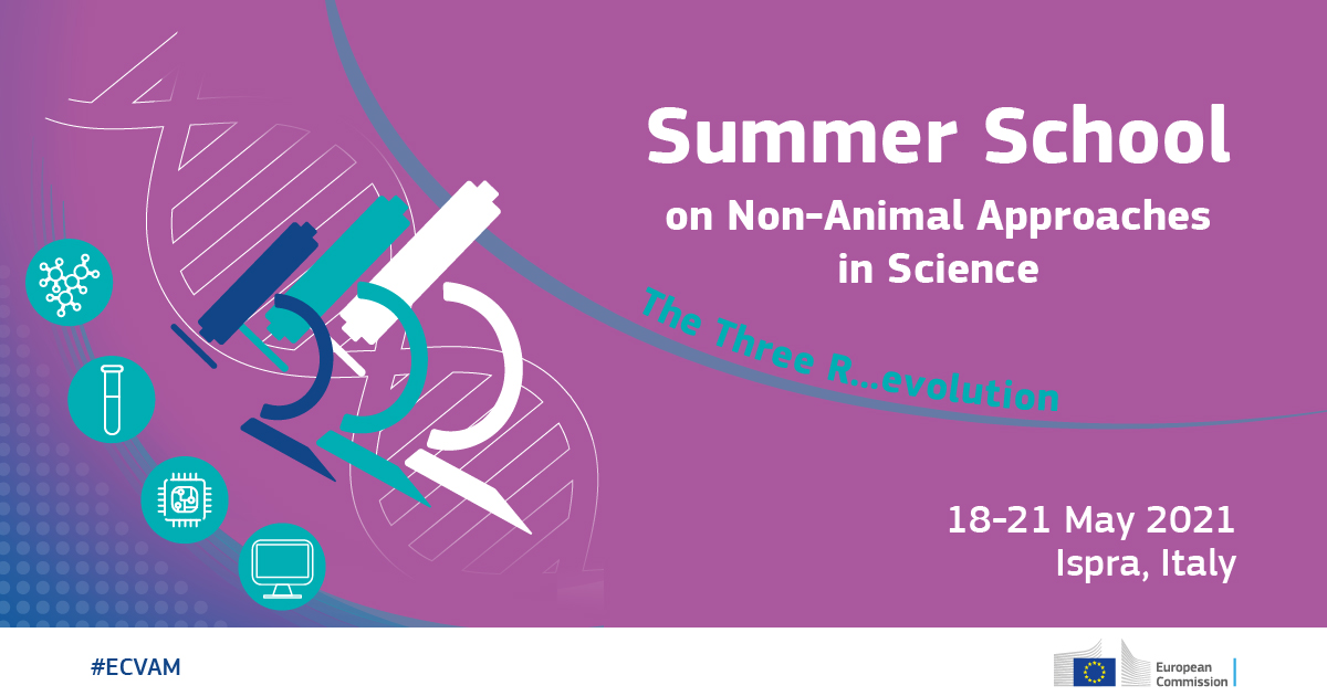 EU_JRC's tweet image. Are you a postgraduate student or early-career scientist working in biosciences or toxicology? 

Get ready for our Summer school on #NonAnimal 🐭🐰approaches in science! 

📆 Application period opens on 1 September!

More info 👉 europa.eu/!yR86yv

#ECVAM