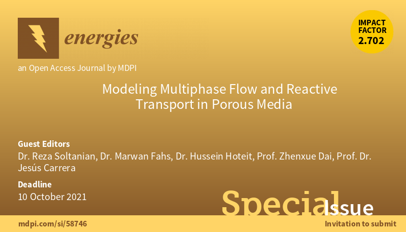 GillianYang19's tweet image. 💡 Special Issue "Modeling Multiphase Flow and Reactive Transport in Porous Media" is waiting for your submission!
💡 Please click here for details: mdpi.com/journal/energi…
#mdpienergies #multiphase_flow #poros_media #reactive_transport #geoenergy
@reza_soltanian @energies_mdpi