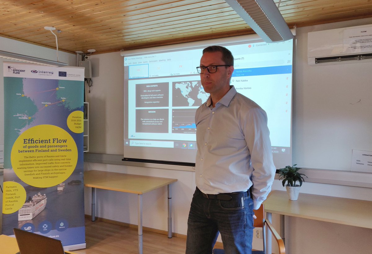 sub_samk's tweet image. Today #efficientflow #centralbaltic project officially launched the @PortofRauma activity app! The real time port situation is now in the palm of your hand!
#cbresults #mysamk #subsamk @STM_monalisa
@SatakunnanAMK