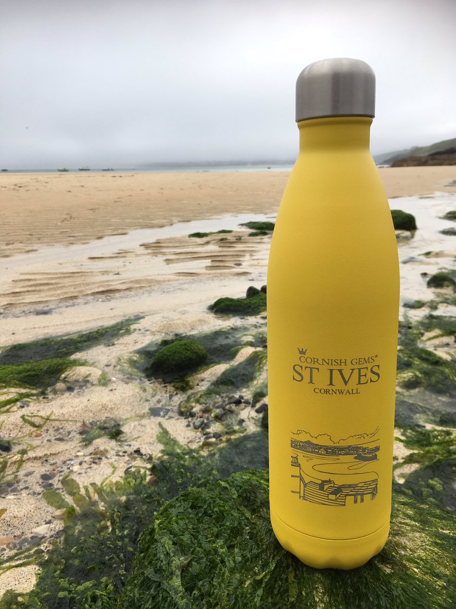 The #StIves #Chillysbottle brings some #sunshine to an overcast day, where ever you are! #cornwall