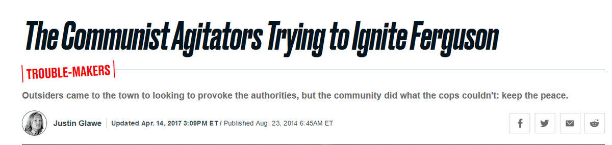 The Revolutionary Communist Party has repeatedly been known to play a role in fomenting and exacerbating violent riots, as they did in the Ferguson Riots and the Rodney King Riots.