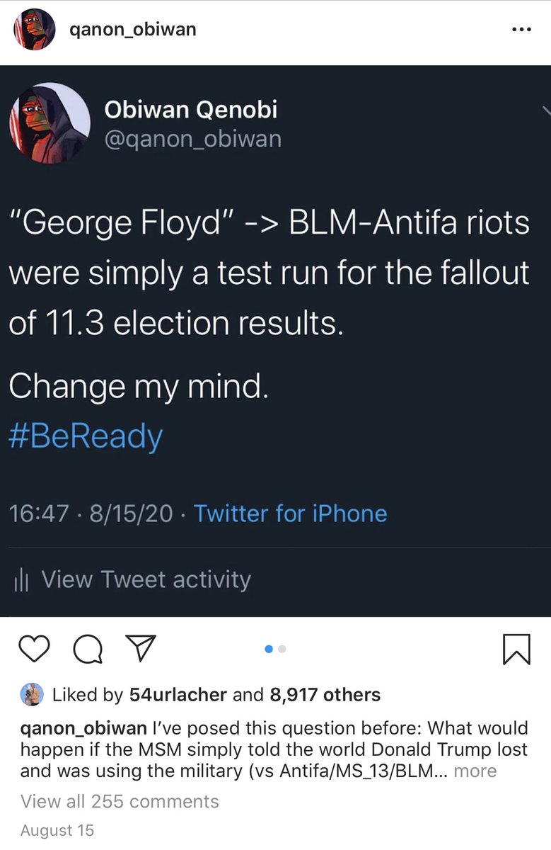 Brian Urlacher liked a post suggesting the George Floyd protests are a “test run” for when Trump wins re-election.