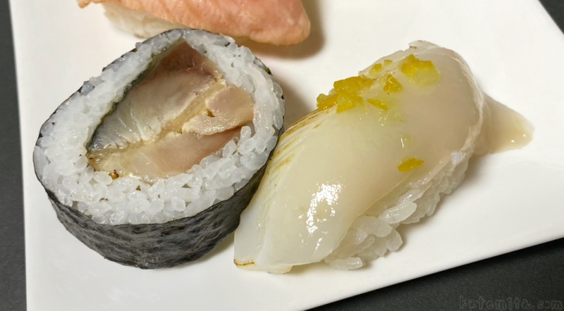 コストコ最新情報 By Katemita 新商品 炙り寿司 コストコでカークランドの新作お寿司 を買いました サーモン イカ ホタテ サバの4種類の寿司ネタです コストコ価格で考えると ちょっぴり高級なお寿司ですが 超おいしいのでオススメです