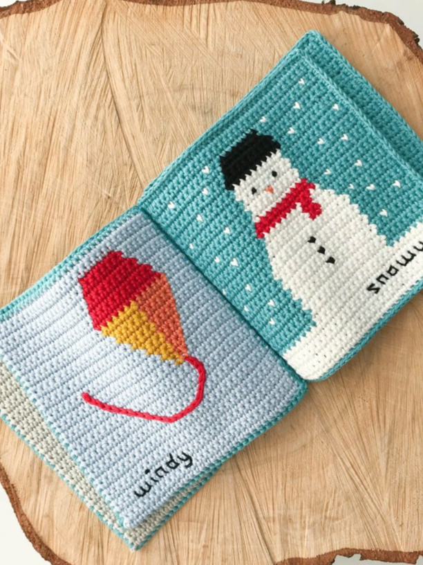 knithacker's tweet photo. This Crochet Baby Book is a Brilliant Way to Teach About the Weather: 👉 https://t.co/9UYKOzbMVh #crochet #baby #babygift #diy #giftideas #handmade https://t.co/d92BaA7tNM
