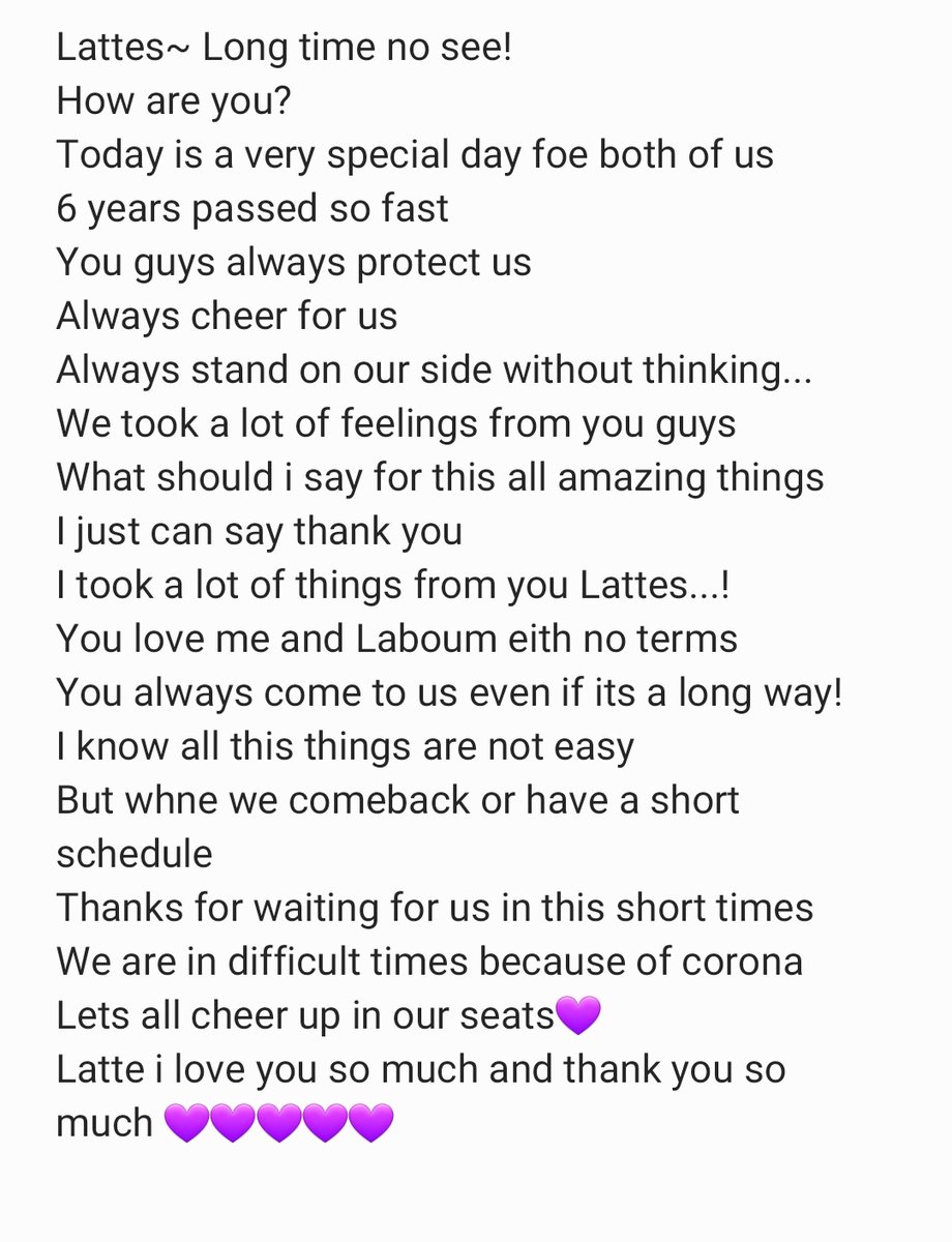 LaboumInter's tweet photo. [200828] Soyeon fancafe update

Title. 6🦋

#라붐 #소연 #laboum #soyeon #HappyLaboumDay #6yearswithLABOUM https://t.co/1nKh8CNPKS