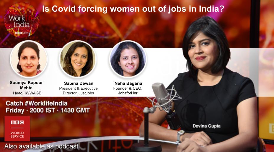 India has a poor record of women's participation in the workforce. Is the pandemic making matters worse? #WorklifeIndia