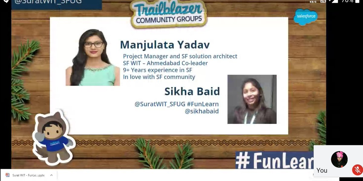 yuvrajsinghshe4's tweet image. @SuratWIT_SFUG 
Session live now📣📣📣
#FunLearnSeason1