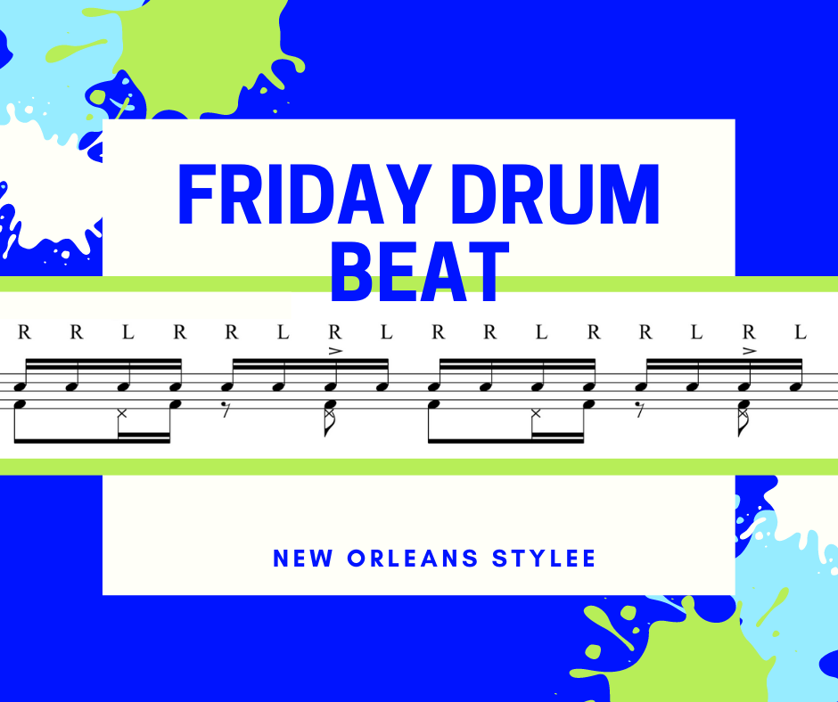 TotalDrummer's tweet photo. FRIDAY DRUM BEAT Here's another fun #neworleans #secondline style #drumbeat Get drumming!
#friday #drummer #drumgroove https://t.co/kUsZqCo9oH