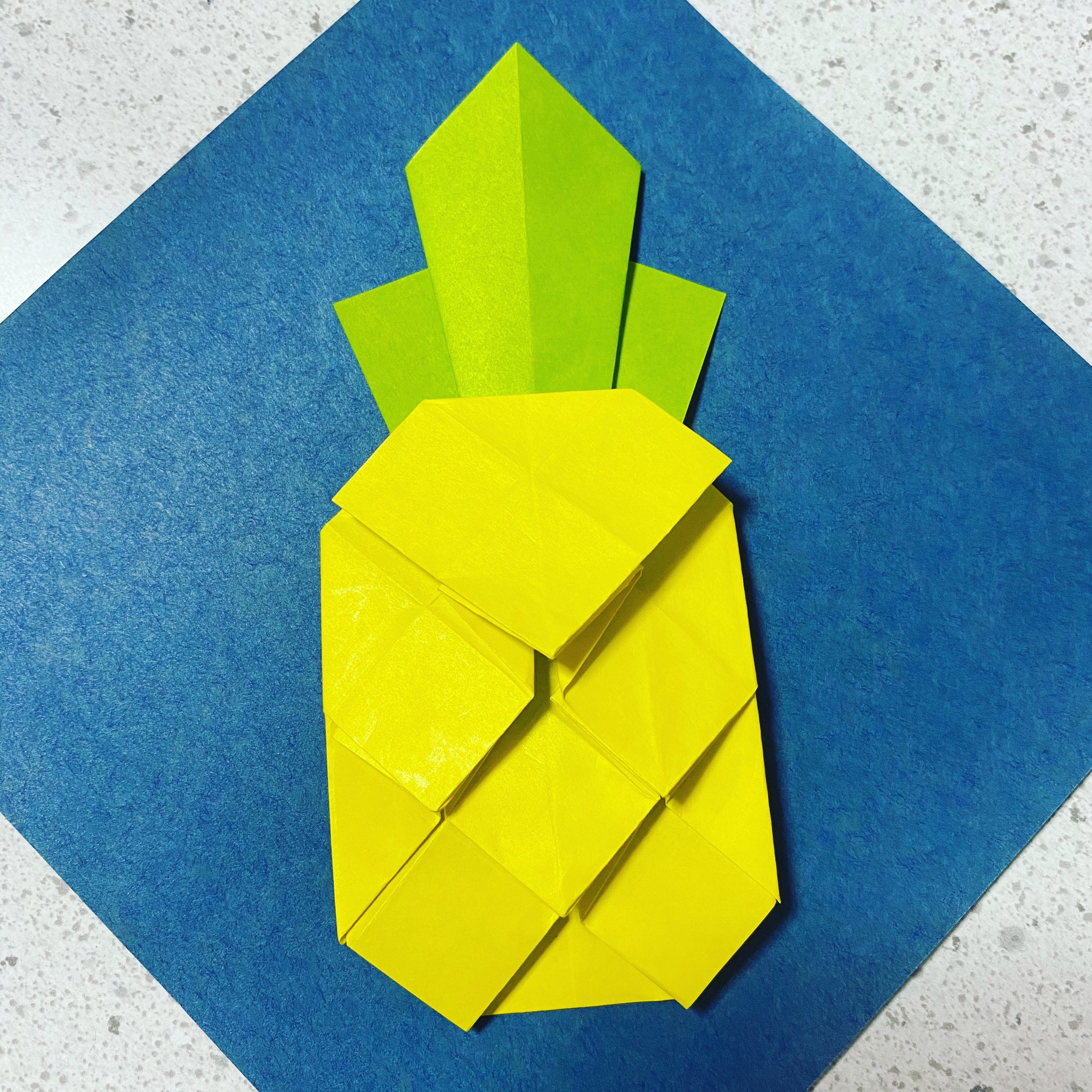 Yoko 240 367 Pineapple Designed By Me パイナップル 拙作 8月はパイン消費拡大月間なんだって 365origamichallenge Origami 折り紙作品