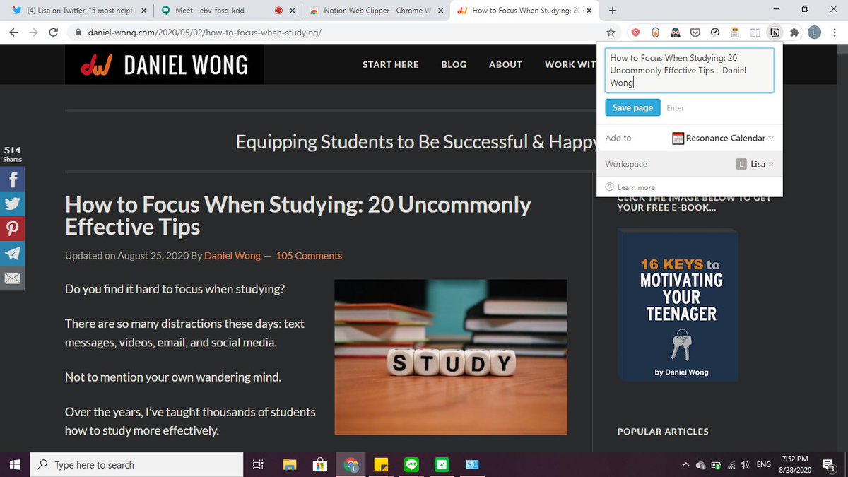 Lisa on Twitter "5 most helpful chrome extensions for students! ini