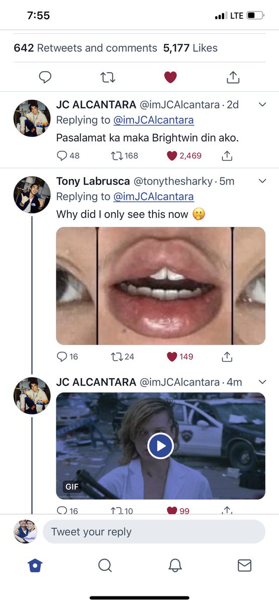 ...but Tony did it again with JC’s look-at-me-my-cheeks-are-squisher-series of posts? completely ignored for almost two days. It is as if JC was waiting for Tony’s response all this time as he answered in less than a minute!! 