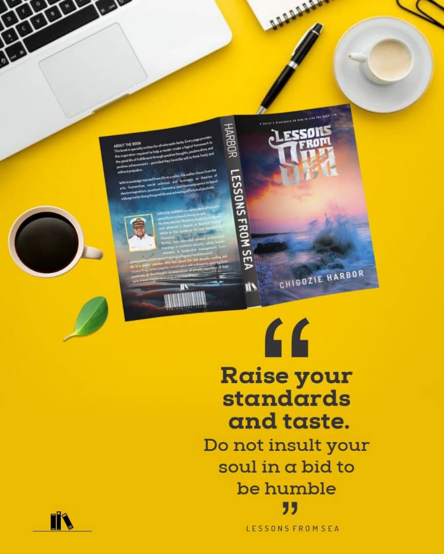 PurpleShelves's tweet photo. "Raise your standards and taste. Do not insult your soul in a bid to be humble"
@Chigozie Harbor
#Lessons From Sea
#TransformativeBooks
#InspirationalBooks https://t.co/f3O8fK4fcW