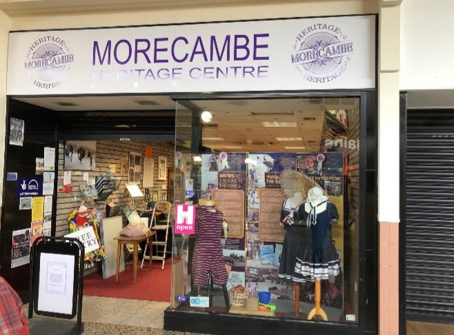 We're looking forward to the return of our friends in the <a href="/Moreheritage/">Morecambe Heritage</a> Centre, re-opening on 1st Sept for 2days each week:
Tues &amp; Thurs noon to 4pm