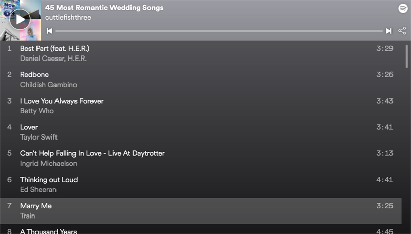 DJCuttlefish's tweet photo. Blog Update! A playlist of the 45 Most Romantic Songs For Your Wedding, by Atlanta's best wedding &amp; event DJs. Click the link to listen to the full playlist: https://t.co/03dWJB7FZ1 https://t.co/69nw0VtdXN
