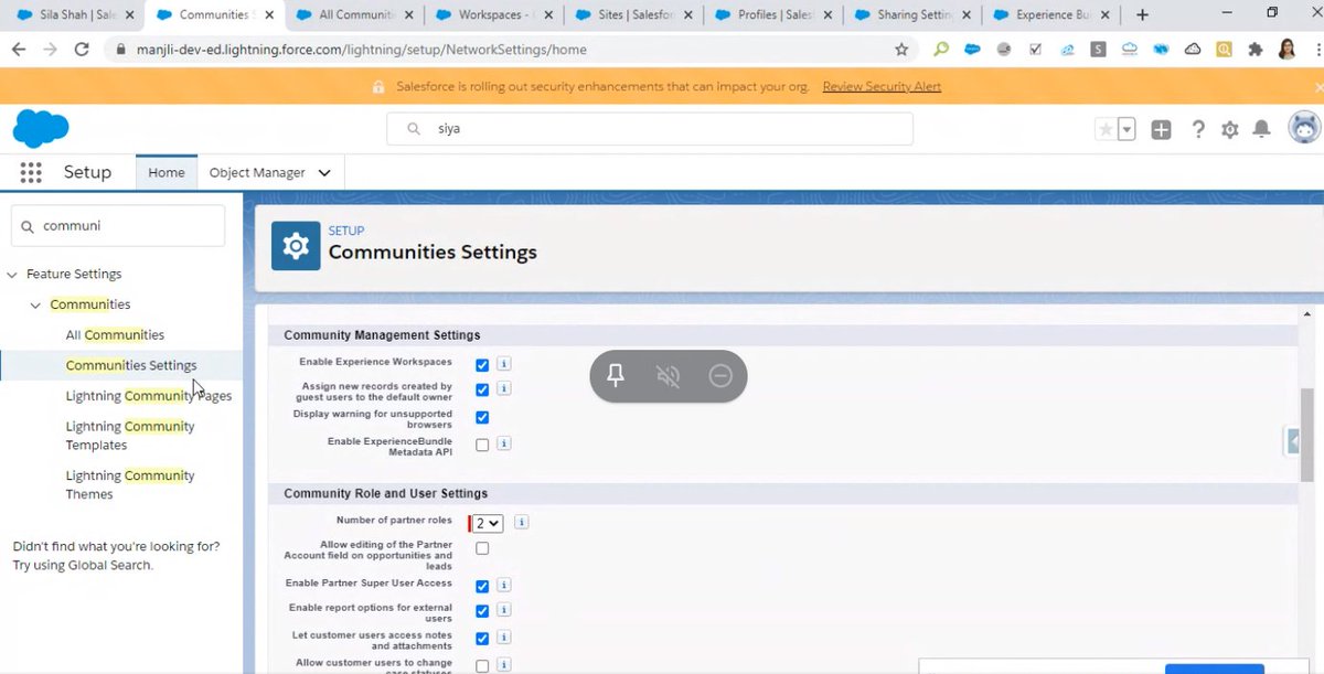 saurabhgupta773's tweet image. Setup Community Management setting
Easy way to learn SF Community 🙂🙂
@manjulatayadav1 @SuratWIT_SFUG #FunLearnSeason1