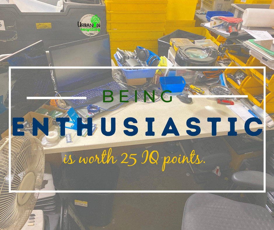 Share Your Enthusiasm

#urbanerecycling #enthusiastic #IQ #datadestruction #ewastewanted #ewasterecycling #ewaste #recycles #harddriveshredding #shredder #dataprivacy #erecycling #oldelectronics #electronics #technology #environmental #enthusiasm #businesssolution #nocharge