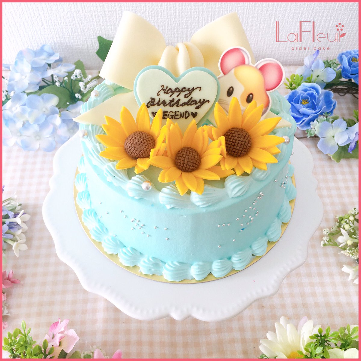 Lafleur Ordercake On Twitter リボンケーキ 世界に一つだけのケーキをあの人へ お菓子 Happybirthday お菓子作り好きな人と繋がりたい オーダーケーキ 埼玉県 大宮 ケーキ Cake