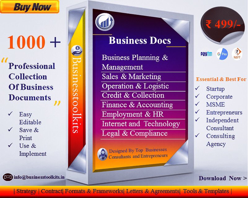 BUSINESSTOOLKI1's tweet image. #businessdocs