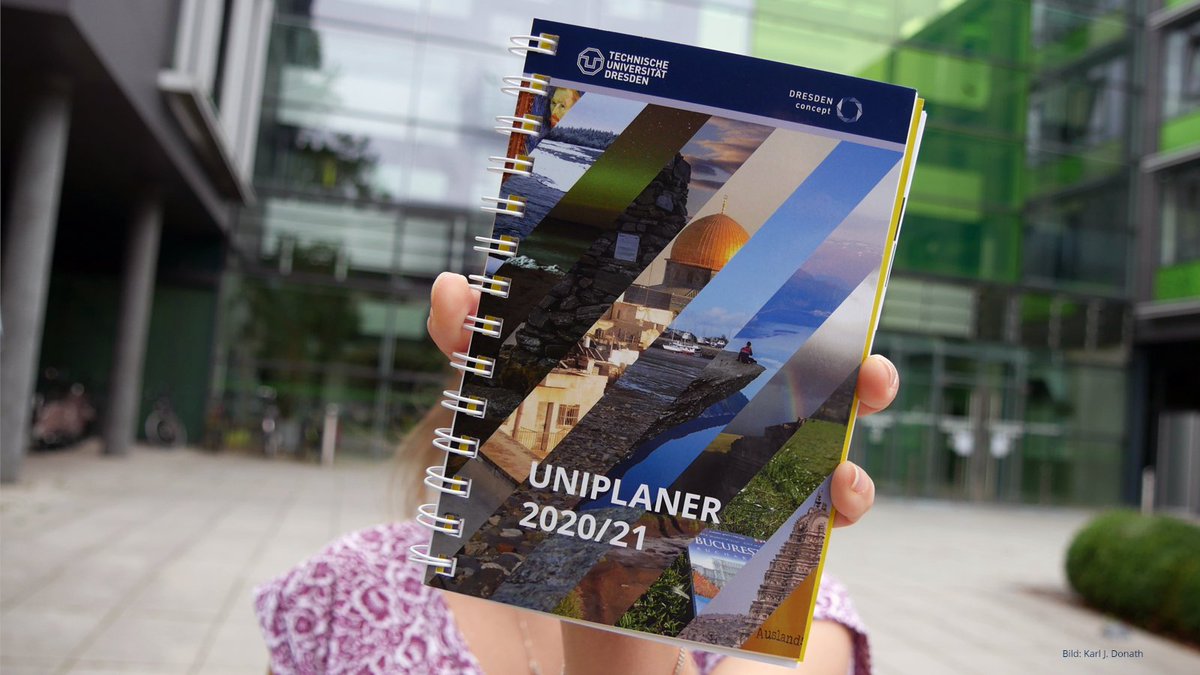 Der neue #UniPlaner 2020/21 ist da 🥳: Der #Kalender hilft dir nicht nur, deine Termine 🗓️ im Blick zu behalten, sondern ist vollgepackt mit Infos rund ums #Studium. Hol dir deinen UniPlaner <a href="/SLUBdresden/">SLUB Dresden</a> (SCS-Servicepoint), in der Infostelle der TUD oder in der Baracke <a href="/StuRaTUD/">StuRa TU Dresden 🇪🇺</a>.