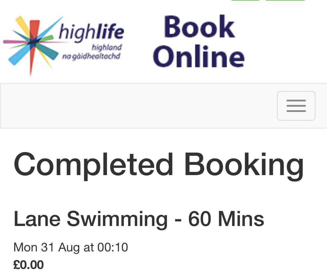 KirstyyE's tweet photo. My midnight swim is booked at @InverLeisure for Monday morning! 

Can’t wait to get back in the pool 🏊🏻‍♀️ 

Here’s hoping il still be able to actually swim 😂

#hlhbounceback #excited #grateful https://t.co/Kr86anwGU6