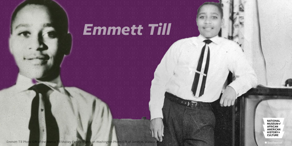  #OTD in 1955, 14-year-old Emmett Till was brutally murdered in Mississippi. Kidnapped, tortured and beat nearly to death, Roy Bryant and J.W. Milam killed Emmett Till. Till's face was mutilated beyond recognition and he could only be identified by his ears and an engraved ring.