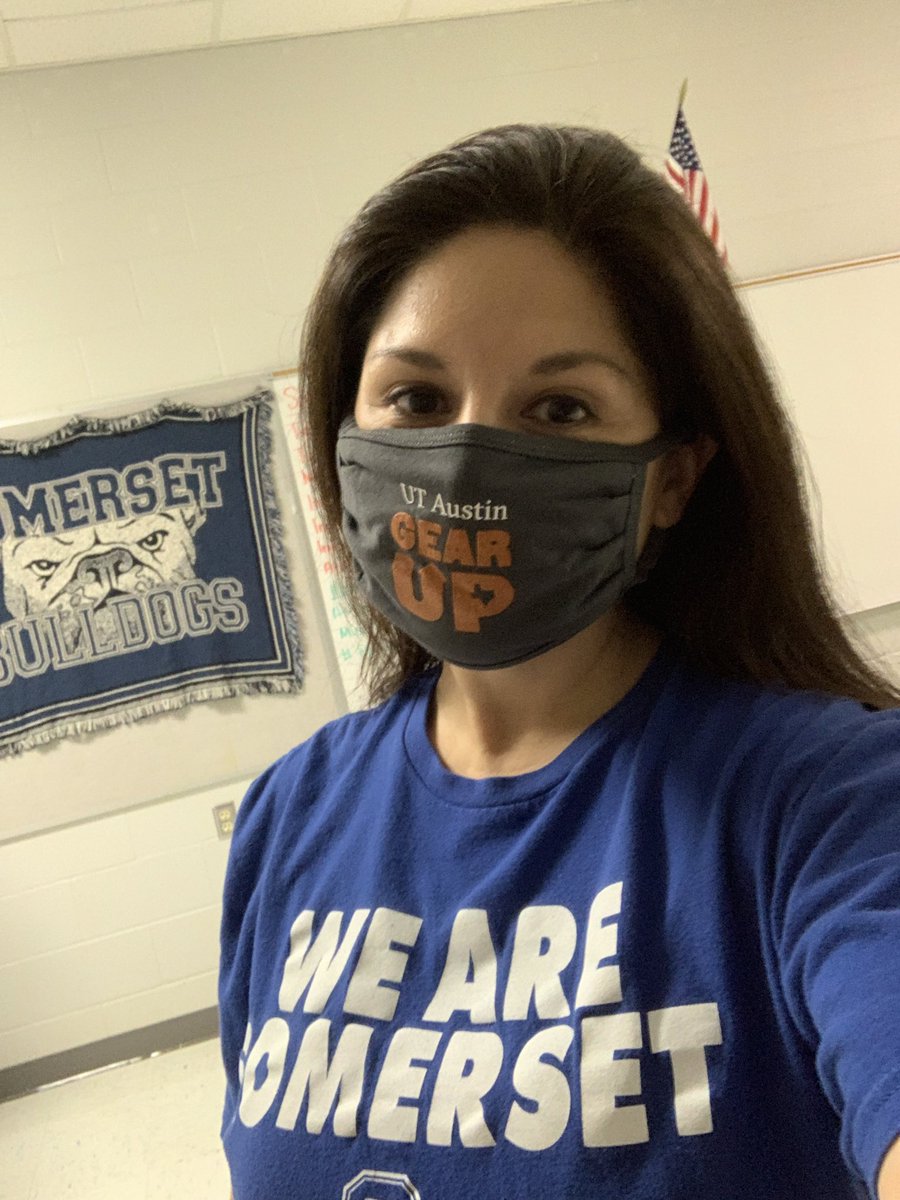 SomersetGEARUP's tweet photo. GEARing UP for #FaceToFaceInstruction after Labor Day! I can’t wait to see your eyes! 👀 😷 😂 #ClassOf2023 https://t.co/N1rZFj4w90