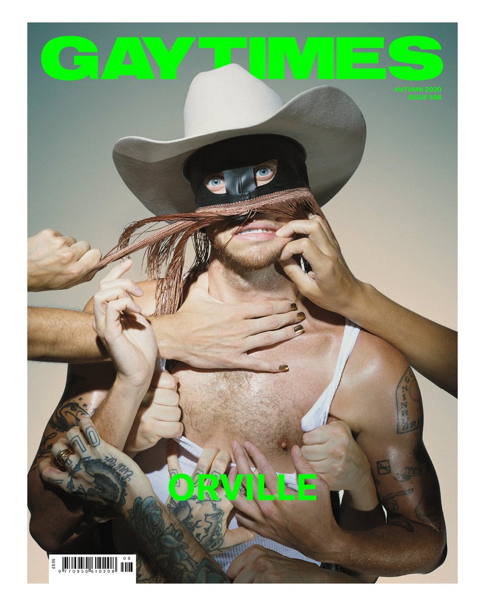 gaytimes's tweet image. Yee-haw! 🤠  Everyone wants a piece of our new cover star, @orvillepeck⁠.

The AUTUMN 2020 Issue of GAY TIMES Magazine is out now: gaytimes.co.uk/buy