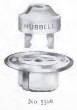 Across the Atlantic ocean, TT Smith had invented a basic 2 pin socket (without earthing). It became popular in UK. Hubbell didn't like the round pins of the plug as they provided less holding strength while inside socket. So he created his own version with flat pins.