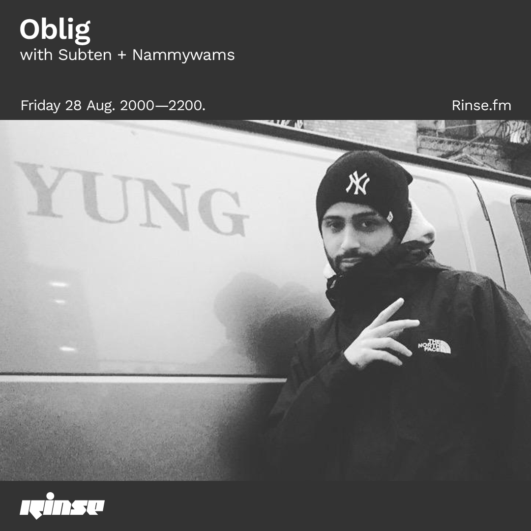 Live now until 10PM it's @djoblig with @officialsubten & #Nammywams on rinse.fm/player & 106.8FM

#RinseFM