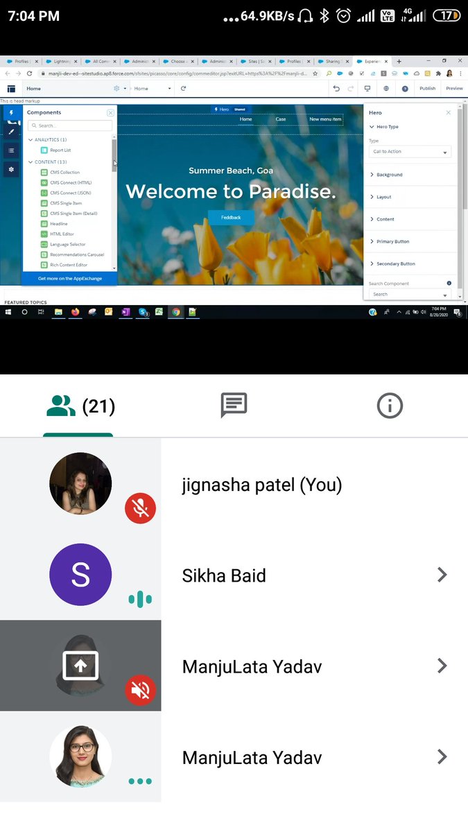 Jignash19157863's tweet image. Thanks @manjulatayadav1 to giving great presentation on lightning Community .
Learned so many new settings for lighting community  Thanks @SuratWIT_SFUG #FunLearnSeason1