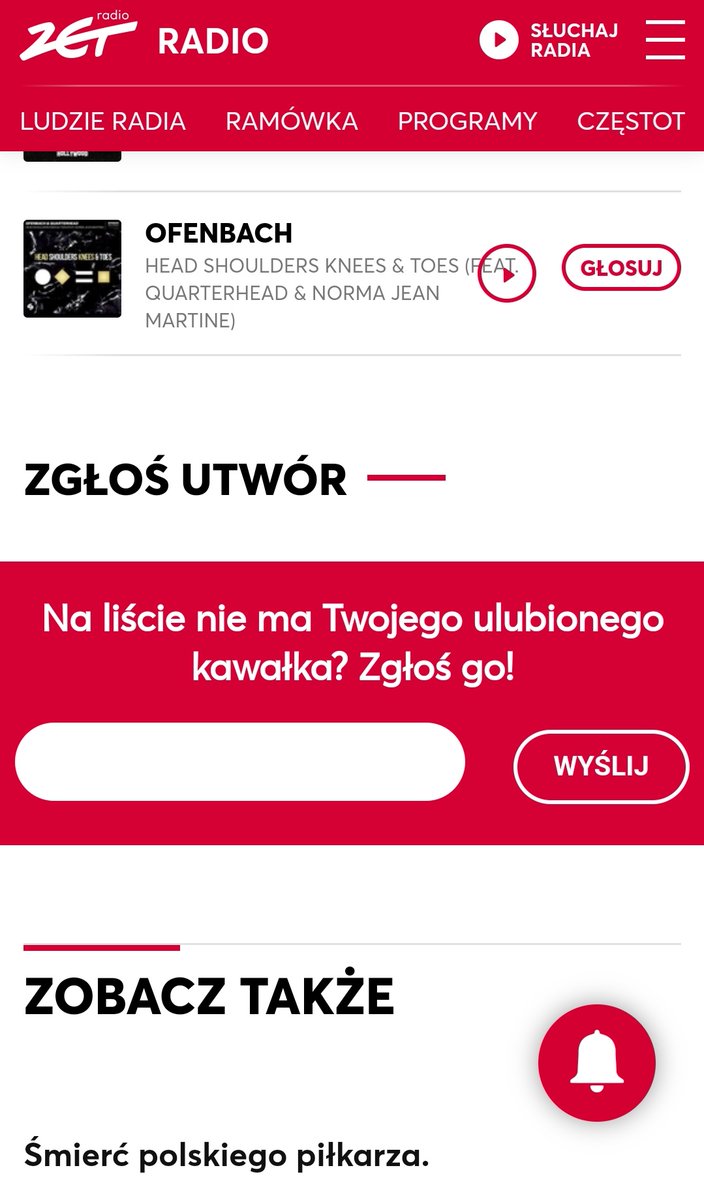 hemmothrone's tweet image. Proponuję by zgłaszać 5sos na Radio ZET. Najpierw wchodzicie w listę przebojów, a następnie pod wszystkimi utworami można zgłosić daną piosenkę. Proponuję Old Me, bo to singiel z tego roku, ale Teeth też warto zgłaszać. Dawajcie rt!

#REDTEAM #5SOSRedTeam #5SOSPromoComp