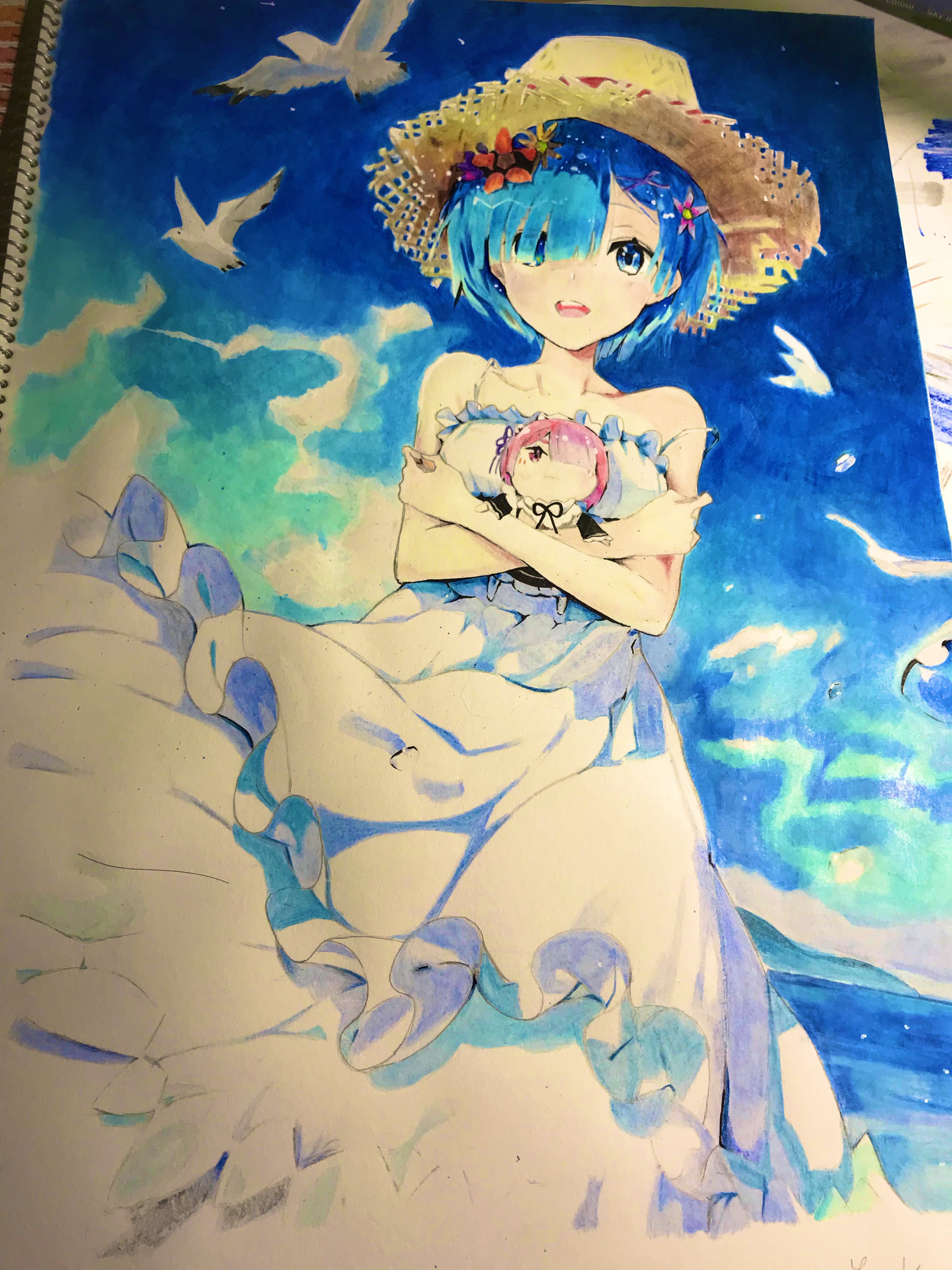 ユヅの種〆イラスト用 在 Twitter 上 レム イラスト好きと繋がりたい 絵描きさんと繋がりたい アニメ好きと繋がりたい 水彩 色鉛筆イラスト リゼロ レム T Co Ug0rtggksv Twitter