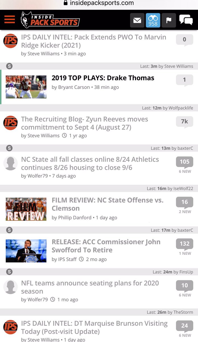 Steve_IPS's tweet image. We’re so proud (and thankful) for the community we’ve built at @InsidePackSport in just 2 years. Our fans love Wolfpack football and IPS is the place they come to talk about it. We have more traffic in 30 minutes than some sites have in a week. Check us out. #WPN #GETINSIDE