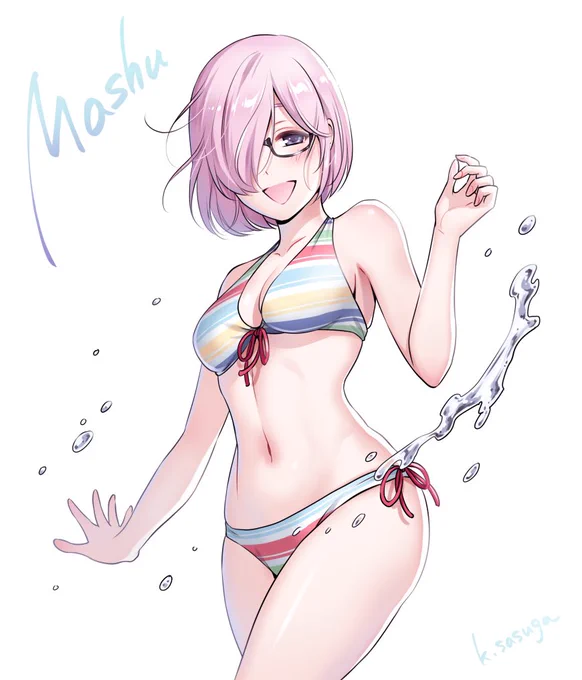 そういえばこの間わかりましたけど、FGOやってるフォロワさん結構いらっしゃるんですね。さすが人気ゲーム。夏のイベント怖くて面白くて楽しかったですね〜☺️?‍♀️
マシュの水着上に着てたシースルーのやつ脱いだ姿も見たかったな〜? 