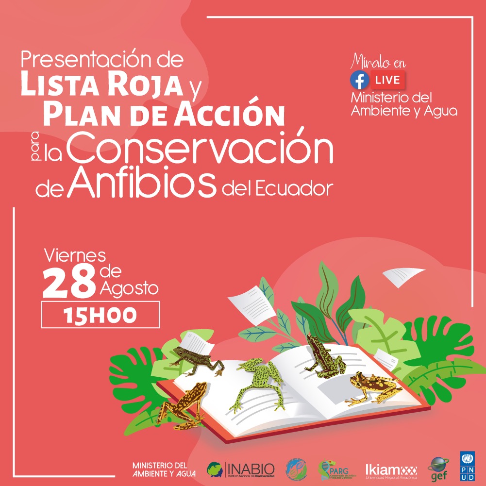 OswaldoGomezS's tweet photo. oikossokio: RT BioGeoE2: Inauguramos la #CuentaOficial del Grupo de Biogeografía y Ecología Espacial de u_ikiam #BioGeoE2, con la invitación a la presentación de la Lista Roja de los Anfibios del Ecuador 2020 y su Plan de Acción para la Conservación.
--… https://t.co/w3FAlEPo3N