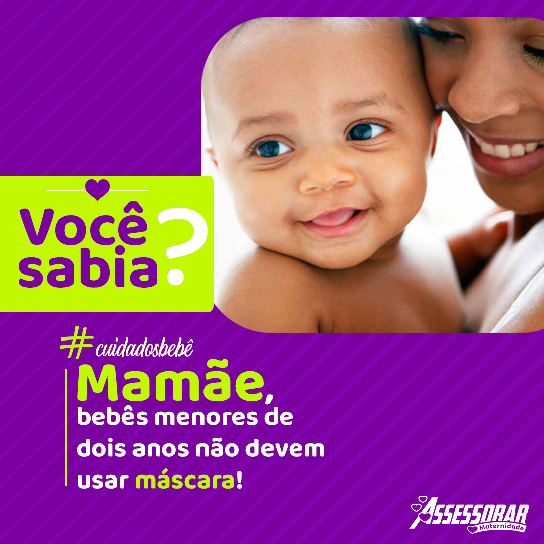 GAssessorar's tweet image. 😍Mamãe, atenção! 🤱
Você sabia que, segundo a Anvisa, não é recomendado que bebês menores de dois anos usem máscara?

Então siga as orientações dos órgãos de saúde e continue cuidando do seu filho, mamãe! ❤👶

#grupoassessorar #assessorarmaternidade  #maternidade #covid19