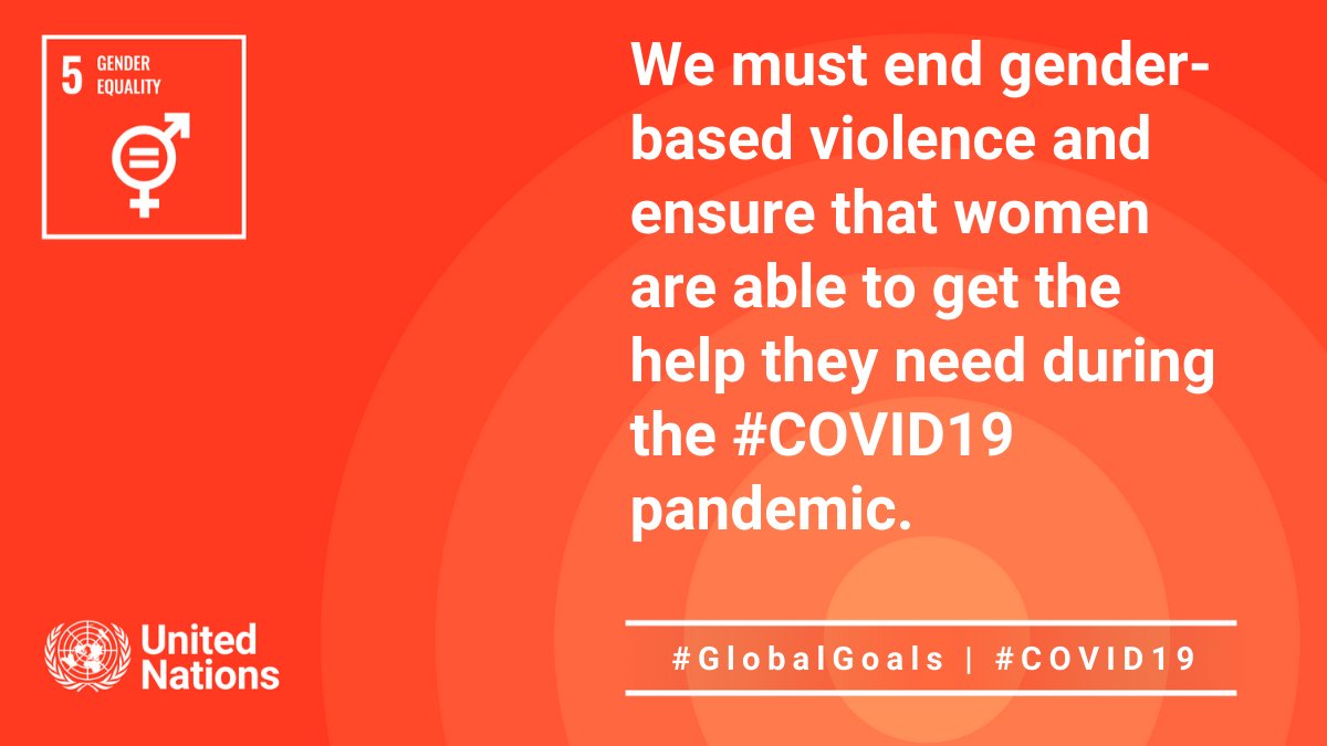 The #COVID19 crisis is resulting in a shadow pandemic - an increase in gender-based violence worldwide. 

We can and must prevent violence against women everywhere. 

Get details &amp; resources from <a href="/UN_Women/">UN Women</a>: bit.ly/30TWXAc #GlobalGoals