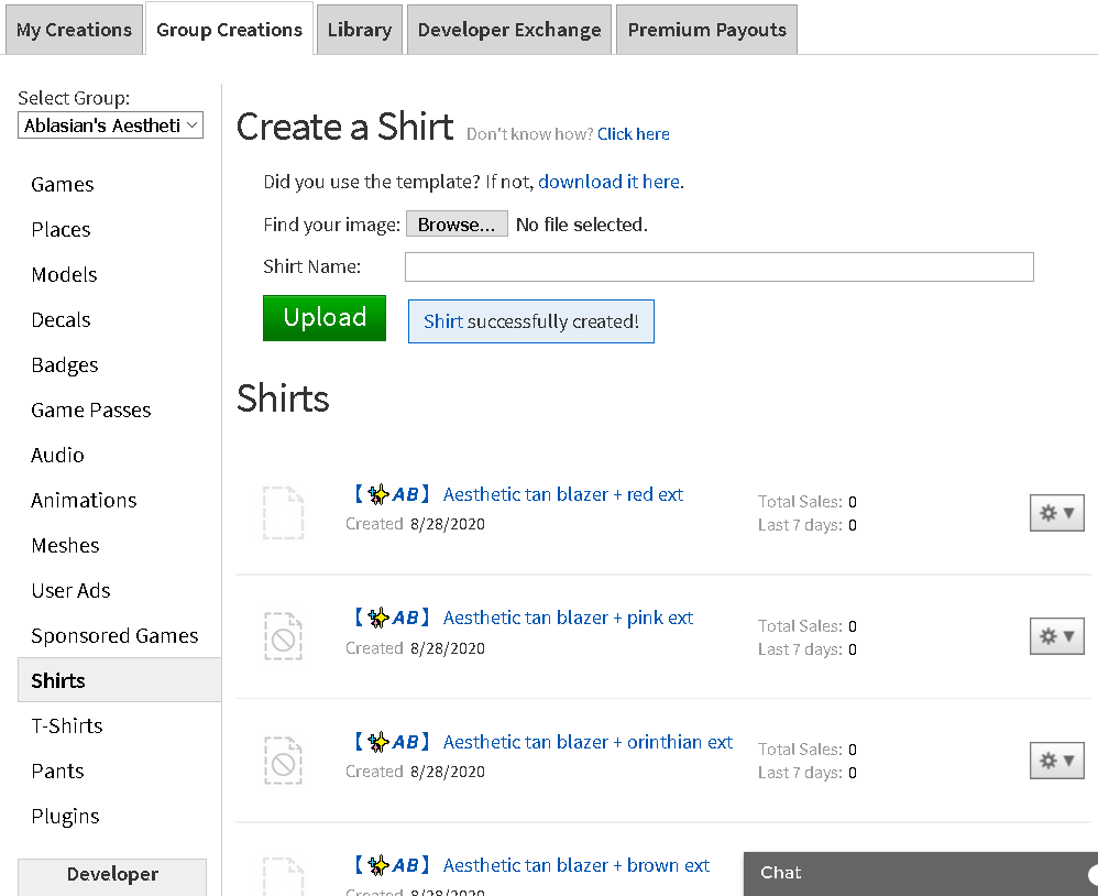 Ablasian Clothing Designer Builder Gfx Artist On Twitter When I Upload Clothing Why Does It Show The Content Deleted Icon New Blazers Matching Skirt Here Btw Https T Co Klnihtxzjl Robloxdev Roblox - roblox audio content deleted