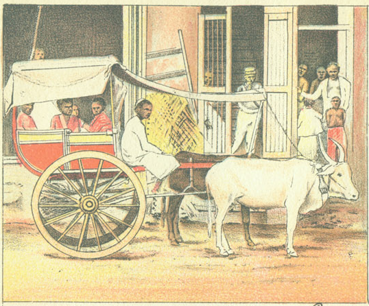 An Indian Grammarian anecdote Once an Indian grammarian saw an empty Bullock cart and asked, 'Where is the pravetā (driver) of this cart?' Hearing that the driver came closer and said, 'Sir, I am its prājitā (driver).