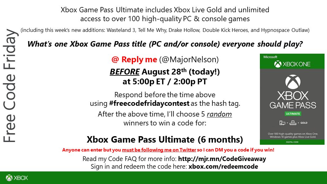 Game Pass Ultimate 3 Months For XBox Live (Digital Code