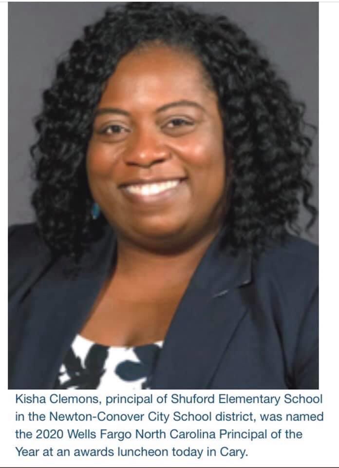 Shuford Elementary on Twitter "We are so proud of the new 2020 NC Principal of the Year