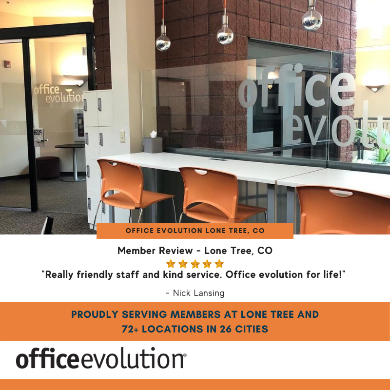 OE_WorkSpaces's tweet photo. Nationwide, Office Evolution offers flexible workspace that is close to home, with private offices and a great culture. Hear what our members are saying:

#OfficeEvolution #OELoneTree #nationwidenetwork #OEforlife #OEDifference https://t.co/cp6QjhQaWZ