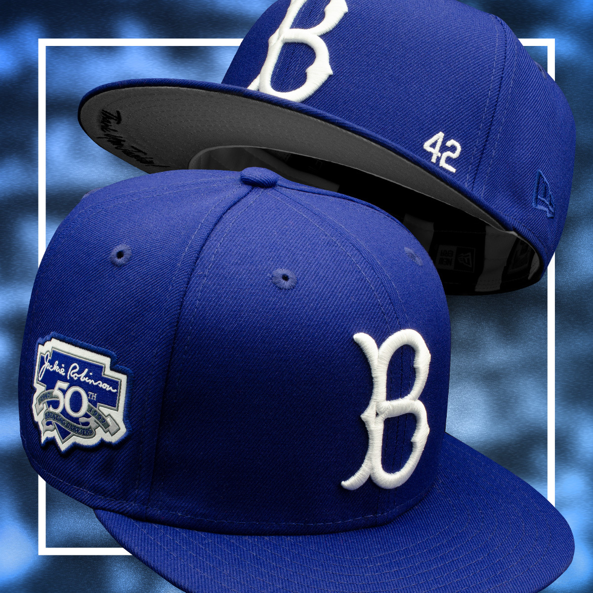 brooklyn dodgers 42 hat