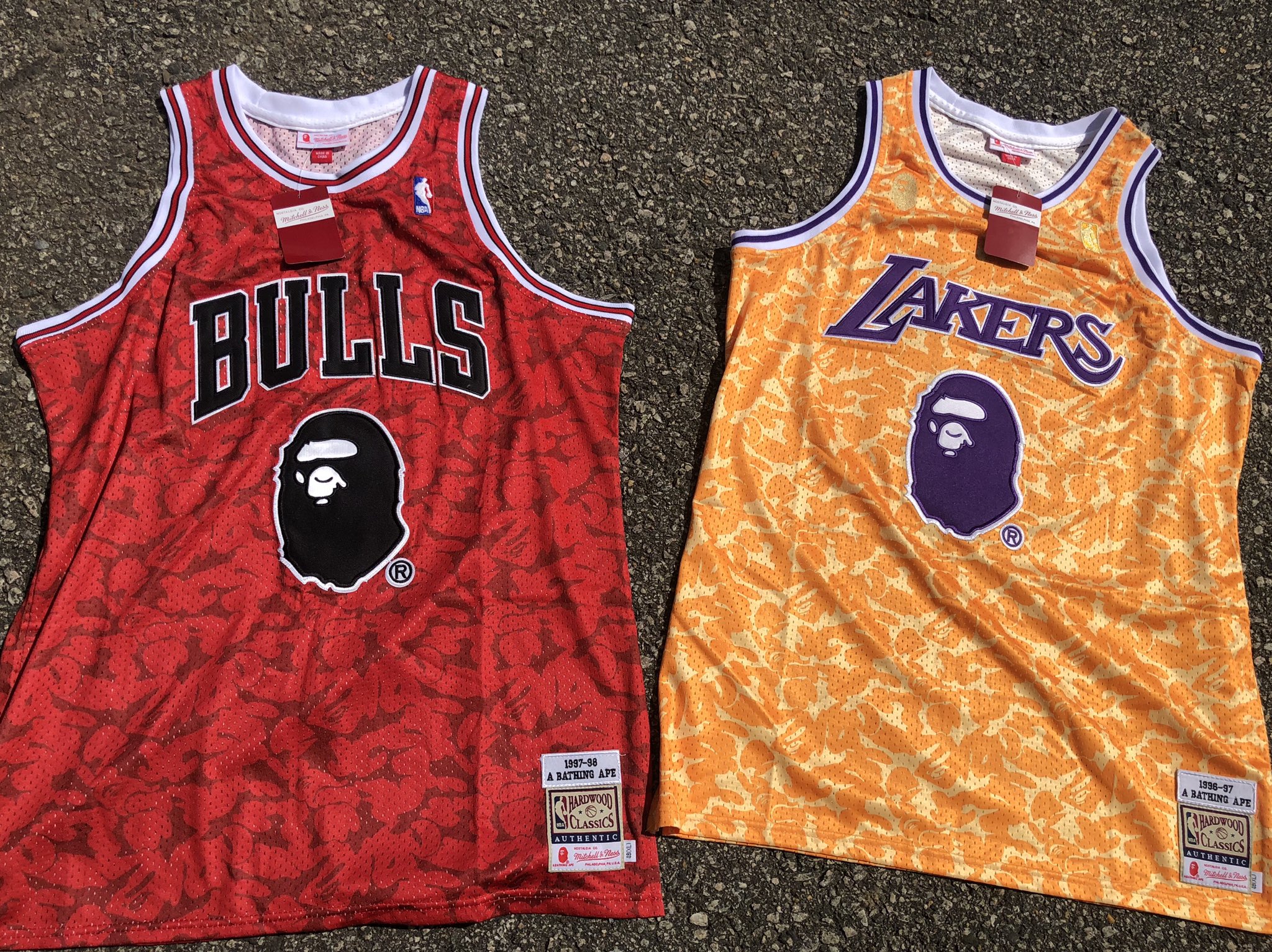 Bape, Shirts, Jersey A Bathing Ape Bape Chicago Bulls