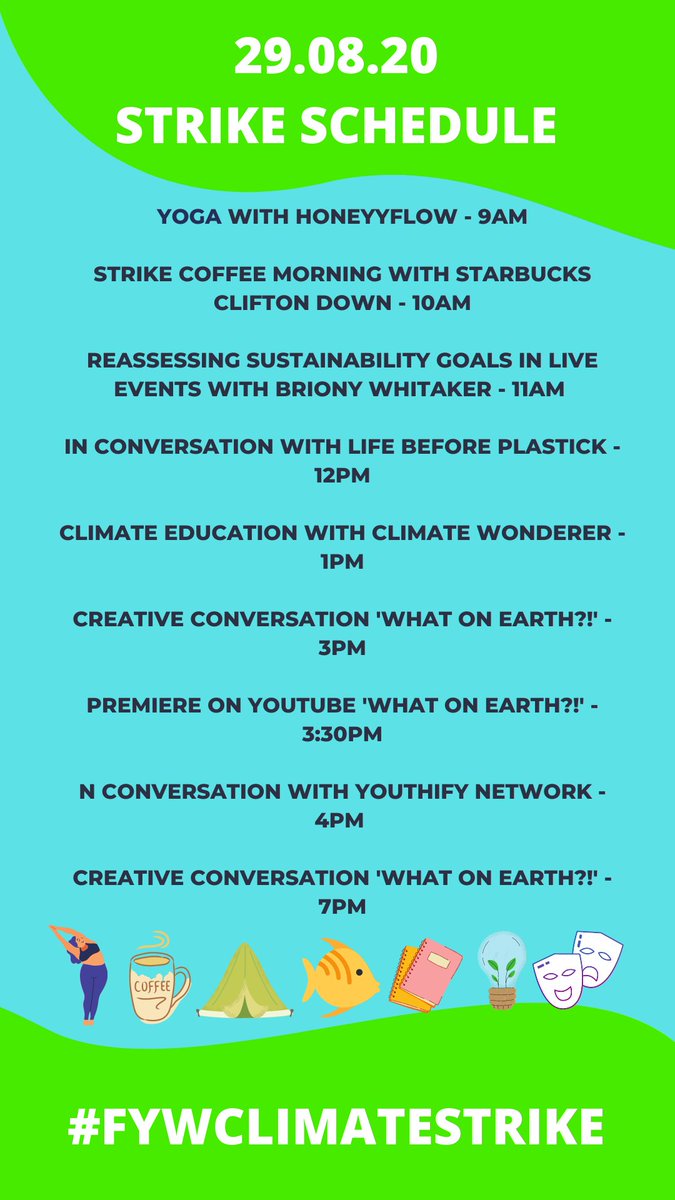 ForYourWorld_'s tweet photo. CLIMATE STRIKE STARTS TOMORROW #fywclimatestrike https://t.co/t5jqzhuZ8k