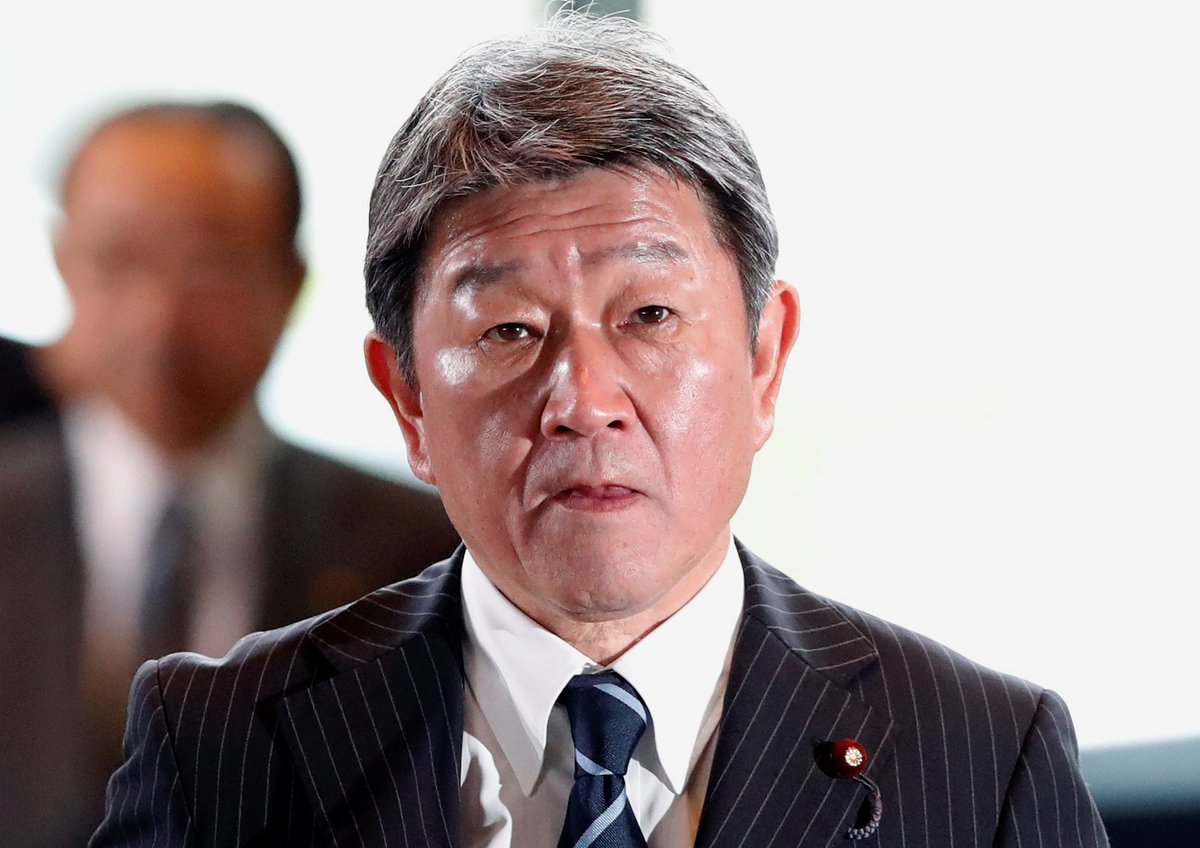 5/ Toshimitsu MotegiThe foreign minister, also a former McKinsey consultant, may step in to rally the rightwing of the LDP, Japan's ruling party, which would want him to finish the constitutional reforms that Abe promised. More:  https://s.nikkei.com/34ID9lu 