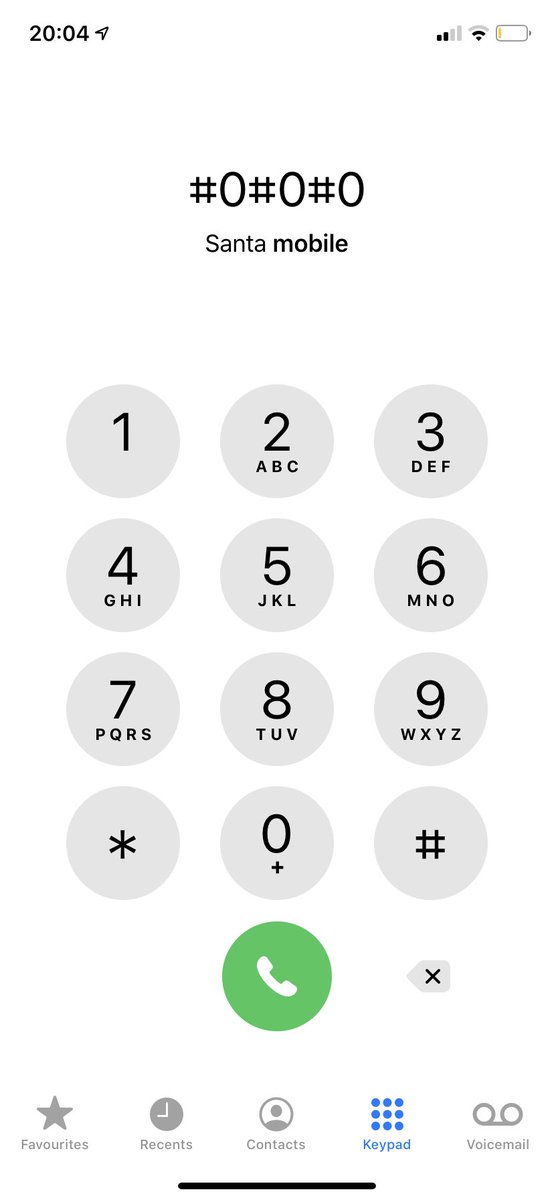 Parenting hack. Ringing “Santa” works regardless of season or context.