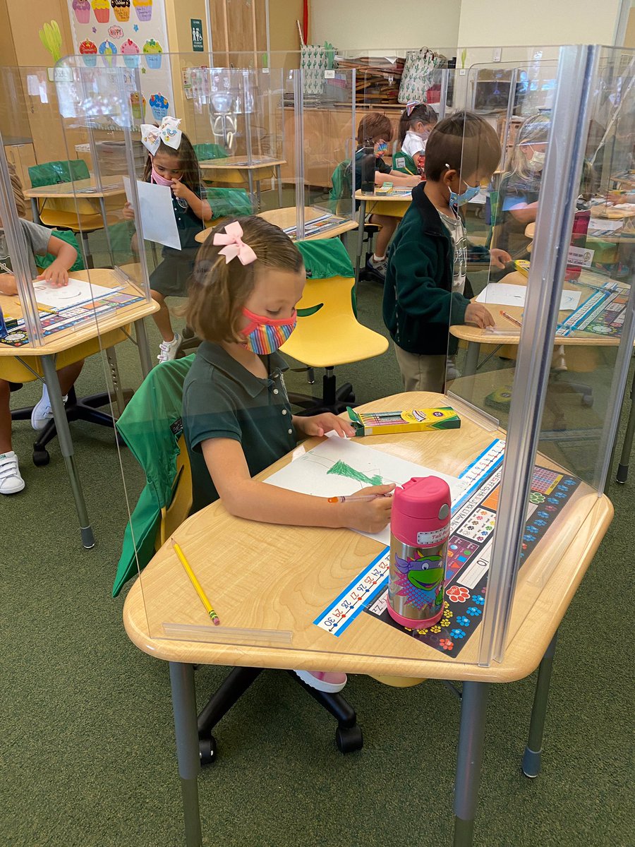 PineCrestLower's tweet photo. #PCK students are helping to decorate our classroom with their self portraits! #PC2033 https://t.co/cSpSGWWmGU