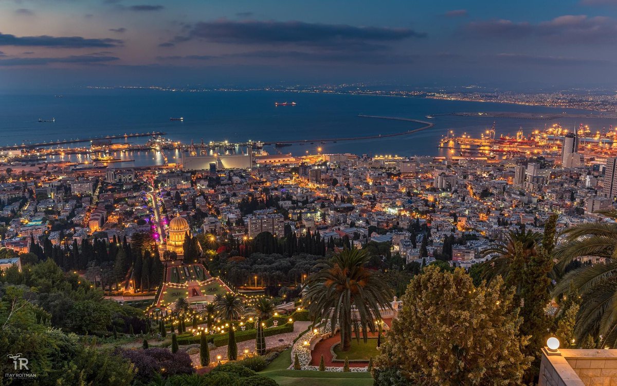 Sajwani's tweet photo. Haifa - one of the most historic and beautiful cities of #Israel 🇮🇱 https://t.co/vIx3mzM4nd