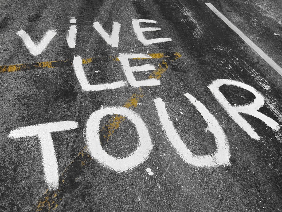 #RoadPaint #TourDeFrance #TDF2012 #FrenchAlps #Alpes #LaToussiure #ViveLeTour #CyclingFans #cycling #graffiti